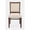 Oak, variant on Jofran Fairview Transitional Solid Wood Upholstered Side Chair (Set of 2)