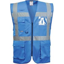 Portwest UF476 Iona Executive Safety Vest Royal Blue, X-Large
