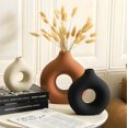 thumbnail image 3 of Juego de 3 jarrones de cerámica rústicos y modernos Vanselia, 3 of 8