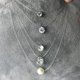 thumbnail image 2 of SUMENG nueva personalidad moda cuadrado imitación perla cristal circón collar Invisible transparente línea de pesca collar mujeres Tan Jianjun unisex, 2 of 2