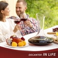 thumbnail image 6 of Le Chateau Wine Decanter - Hand Blown Lead Free Crystal Carafe (750ml) - Red Wine Aerator, 6 of 7