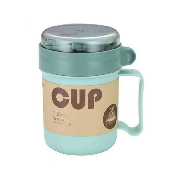 Oasiva 500ml Soup Cup Lunch Box Stainless Steel Thermos Mug Breakfast Cup Food Container Thermal Cup Vacuum Flasks Bottle
