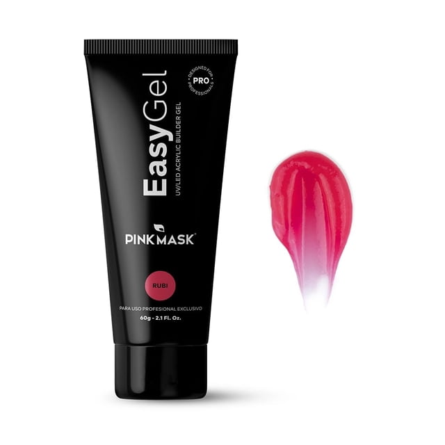 Gel para uñas PINK MASK Easy Gel PINK MASK 60 g Rubí Builder Extension