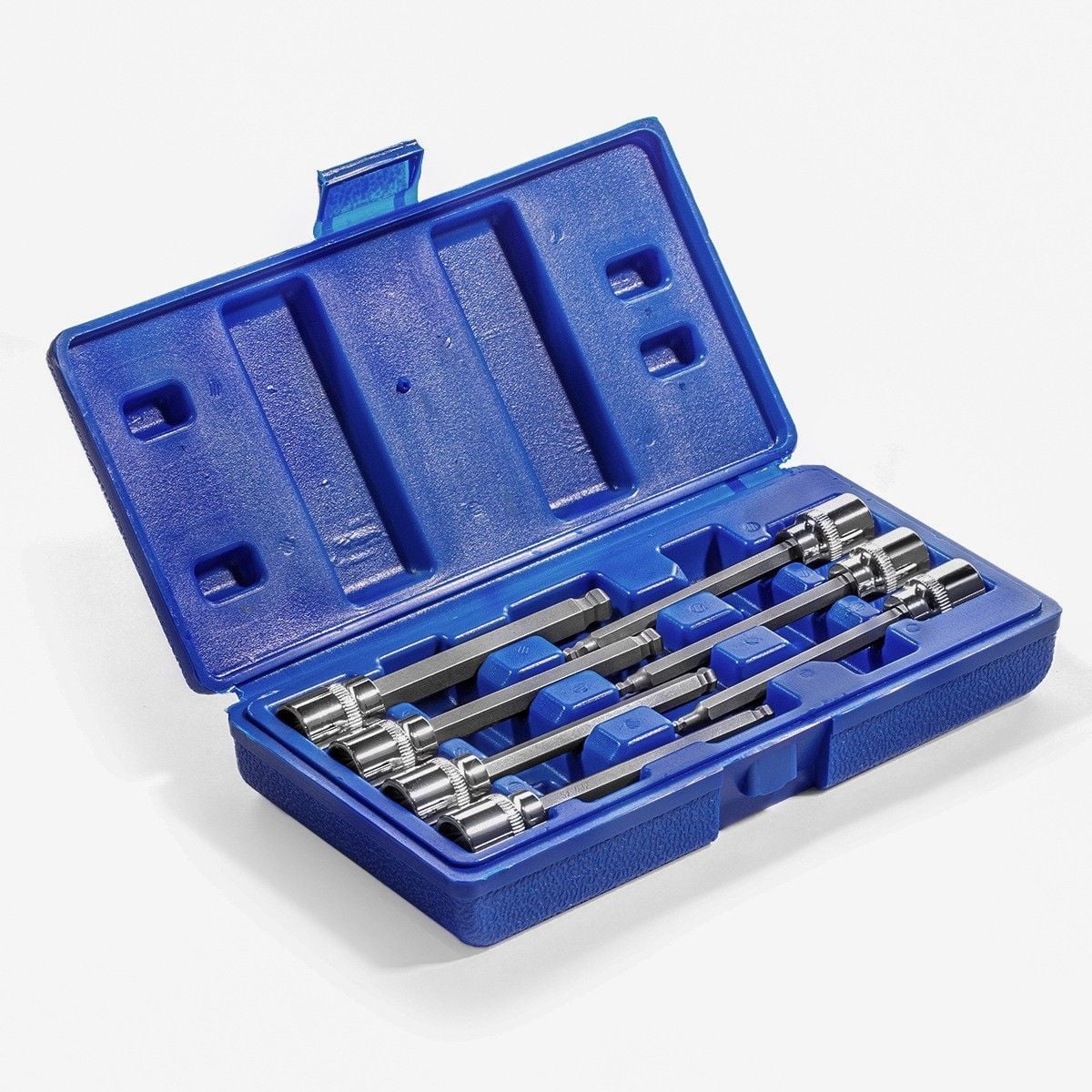 Stark USA 7PC 3/8" Drive Extra Long Ball End Hex Bit Socket Set, SAE, Premium S2 Alloy Steel | 1/8" - 3/8" Set
