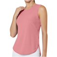 thumbnail image 3 of Mittory Workout Tank Tops for Woman Quick Dry Running Athletic Tanks High Low Hem Side Slit Yoga Vest Sports Exercise Tops, 3 of 4