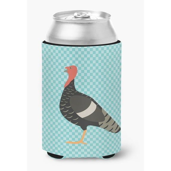 Carolines Treasures BB8161CC Marragansett Turkey Blue Check Can or Bottle Hugger