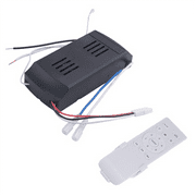 Universal Ceiling Fan Remote Control Kit 40W 6-Speed Timing Function Replacement for DC Fans & Lights