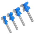 thumbnail image 3 of 6mm 1/4\" Double Finger Router Bits for Wood Milling Cutter Industrial Grade Bit, 3 of 8