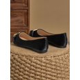thumbnail image 4 of Women's Pointed Toe Flats Soft Leather Loafers Comfortable Slip-On Shoes Ideal for Office and Daily Commuting Wear, 4 of 7