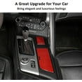 thumbnail image 5 of TINKI Soft Carbon Fiber Armrest Storage Cup Holder Gears Panel Protective Cover Molding Trims Sticker Accessories for Chevrolet Corvette C7 2014-2019 Car Water Cup Holder Sticker, 5 of 7