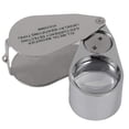thumbnail image 1 of 40x Magnification Metal Folding Loupe With Led Uv Light Magnifier--, 1 of 5