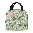 thumbnail image 1 of Fotbe Green Snake Bolsa Térmica con Estampado y Forro de Aluminio Grueso Bolsa de Almuerzo con Bolsillo Frontal para Hombres y Mujeres, Ideal para Trabajo, Escuela, 1 of 8
