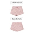 thumbnail image 7 of MixMatchy Women's Double Pocket Contrast Waistband Tencel Shorts, 7 of 7