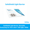 SafeShield Light Barrier for A-dec LED Light 10/Box. Disposable, #9565 Medicom
