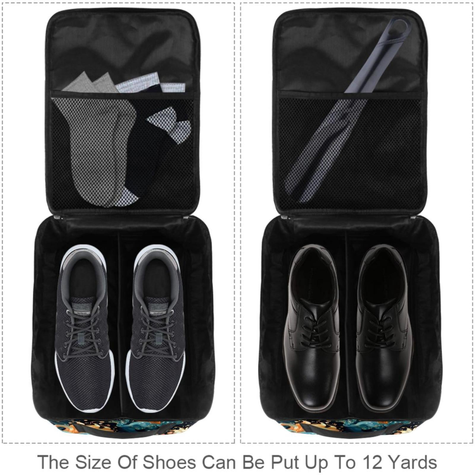 Sea Slug Polyester Shoe Boxes Organizer, 23x31cm/9x12in Closet Storage Solution for Shoes, Foldable and Durable Shoe Storage Container for Sneakers and Sandals