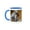 Blue/White, variant on 3drose, Monkey. Amber Fort. Jaipur., 15oz Mug