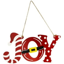 Northlight Santa Hat and Belt Joy Christmas Wall Sign - 12.25"