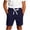Navy, variant on Ohufall Children's Cotton Short Pants Summer Casual Solid Color Drawstring Elastic Waist Shorts Kids Lightweight Outdoor Sport Short Pants, 3-16 Years