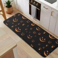 thumbnail image 5 of Black Halloween Pumpkin Faces Kitchen Rug Mat,Kitchen Runner Rugs Non Skid Washable,Decorative Kitchen Floor Mats for Kitchen,Sink,Laundry,17"x47.2", 5 of 7