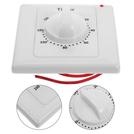 Topbathy Wall Timer Switch Indoor Electrical Outlet Timer Portable Control Switch