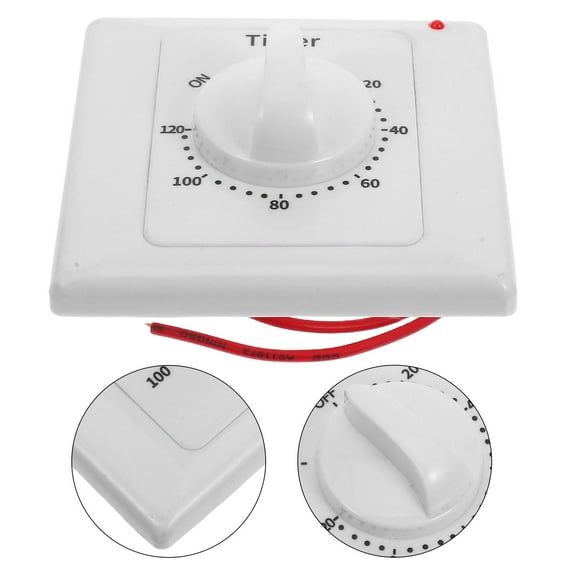 Topbathy Wall Timer Switch Indoor Electrical Outlet Timer Portable Control Switch