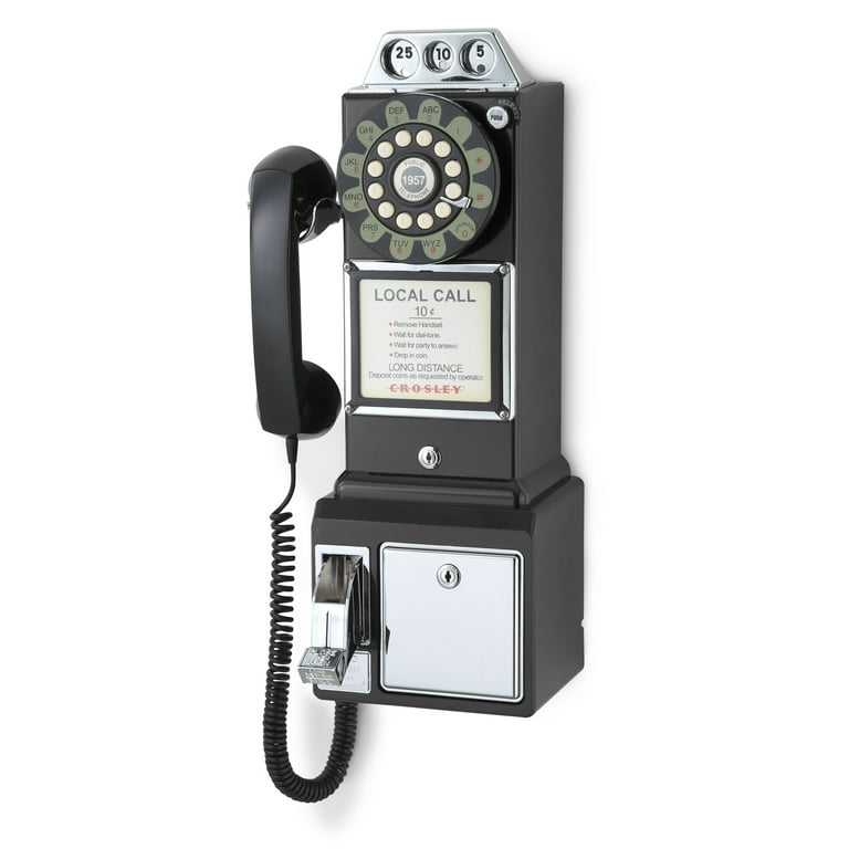 高評価レビュー Pay 1950's Crosley Phone Walmart.com - black - phone Corded - ノベルティグッズ