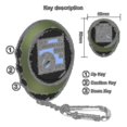 thumbnail image 5 of Mini navegador turístico Gps de mano con hebilla, brújula para viajes, senderismo, GPS para coche por satélite, navegador Plotter, 5 of 5