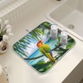 thumbnail image 7 of Ryvnso Parrot in Summer Dish Drying Mat for Kitchen Countertop 18x24 Large Dish Pad Drainer Rack Dish Sink Mats, 7 of 7