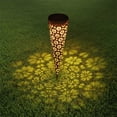 thumbnail image 1 of Xihbxyly Luces Solares para Jardín, Decoración En Forma de Flor, Proyección de Patrón Único, Brillo Amarillo Cálido, Ideal para Caminos, Patios y Porches, Regalo Perfecto para Las Fiestas, Diseño de, 1 of 7