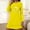 b_Yellow, variant on Elvqul Nightgowns for Women in Pack Long Sleeve Nightgown for Women Plus Size Womens Nightgown Red