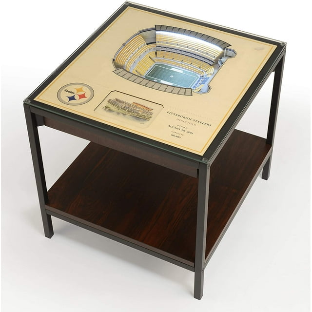 YouTheFan Table d'Appoint Éclairée à 25 Couches StadiumViews NFL Kansas City Chiefs - Arrowhead Stadium