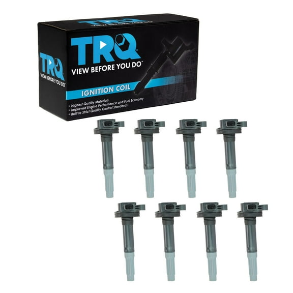 TRQ Ignition Coil KIT SET of 8 for Mustang F150 Pickup V8 5.0L ICA61590