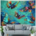 thumbnail image 4 of Orinice Butterflies Tapestry Wall Hanging Unique Style Graphic Tapestries Home Wall Decor Art for Living Room Bedroom Apartment Farmhouse Dorm 40x60inch, 4 of 6