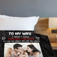 thumbnail image 4 of Birthday Gifts for Wife from Husband-Wife Birthday Gift Ideas 80"x60"Husband to My Wife Blanket Wedding for Her, 4 of 5