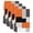 Multicolor, variant on Burnt Orange Black Kitchen Towels Set of 4, Modern Abstract Geometric Absorbent Dish Towels for Kitchen, Microfiber Hand Towel, Quick Drying Tea Towel for Cleaning Decorative Dishcloths