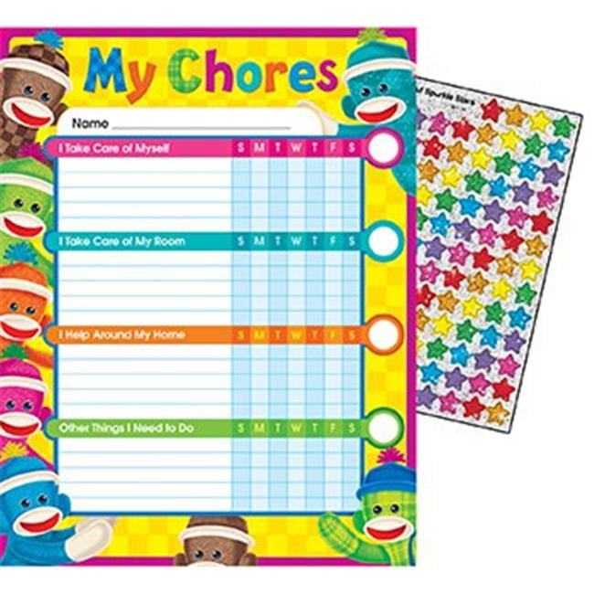 Inc Sock Monkey Chore Chart Walmart Canada