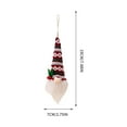 thumbnail image 5 of Christmas Knitted Lamp Decorations - Glowing Faceless Doll & Rudolf Dwarf Ornaments, Light-Up Christmas Figurines, Festive Knitted Decor for Christmas Tree & Mantel, 5 of 9