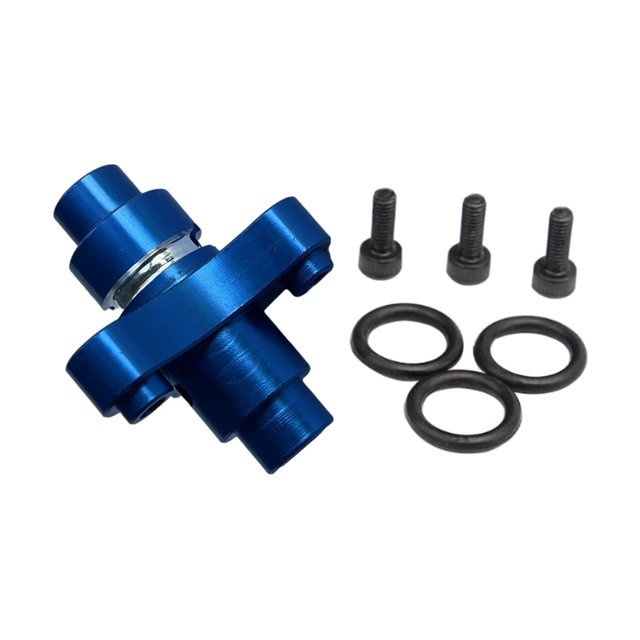 Eje de Aleación de Aluminio con Arandelas Mejoradas con Tornillos para Piezas de Accesorios de Camiones 1/8 Outcast azul CUTICAT Eje recto del coche de RC