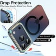 thumbnail image 5 of JETech Iridescent Case for iPhone 17 Pro 6.3-Inch Compatible with MagSafe, Cute Unique and Aesthetic Design, Colorful Fluorescent Translucent Back Shockproof Phone Cover (Iridescent Black), 5 of 5