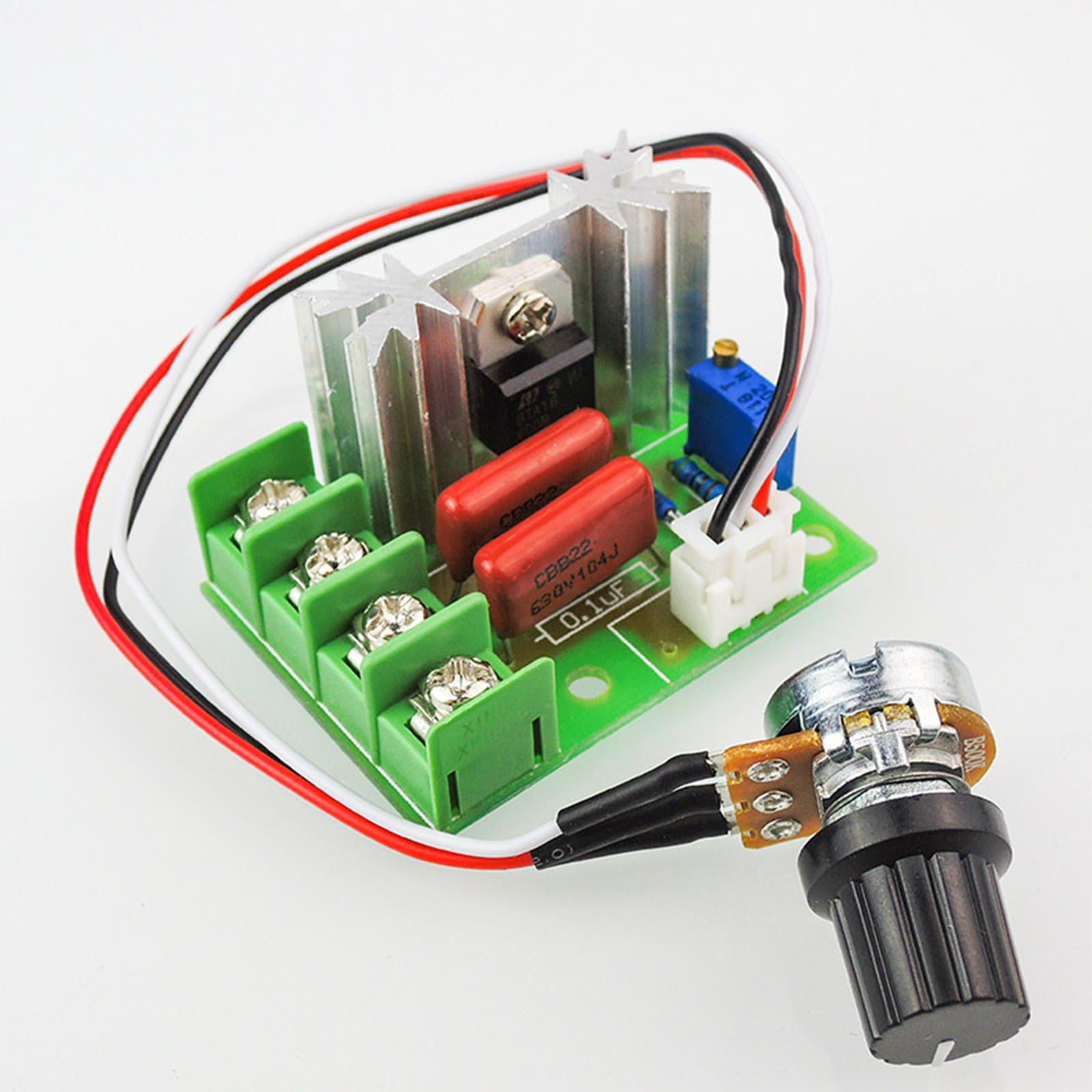 1pc AC50-220V SCR Electric Voltage Regulator Motor  Controller Dimmer 2000W 