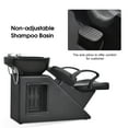 thumbnail image 4 of BarberPub Ceramic Bowl Shampoo Chair Backwash Sink Chair for Salon Beauty Spa Unit Station 9020, 4 of 8