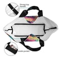 thumbnail image 4 of Honeii Colorful Patterned Rabbit Print Tote Bag for Women, Foldable Tote Bag Large Shoulder Bag Top Handle Handbag for Travel, Work, 4 of 8