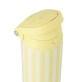 thumbnail image 5 of TAL 24oz Stainless Steel 2-in-1 Straw and Chug Water Bottle with Push Lid, Yellow Stripes, 5 of 8