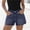 Dark Blue-03, variant on Jean Shorts for Women Elastic Waist Button Pull On Denim Shorts Casual Summer Trendy Jorts