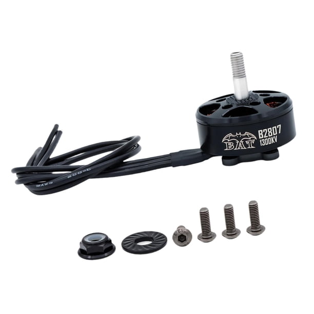 Motor sin escobillas,Reemplazo del motor del FPV,Repuestos para motor sin escobillas de avión RC,Motor sin escobillas para accesorios de avión RC,Motor sin escobillas B2807 1300KV,piezas