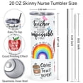 thumbnail image 4 of Vasos Micellwuu para regalos para profesores, 20 onzas, 4 unidades, acero inoxidable, 4 of 6