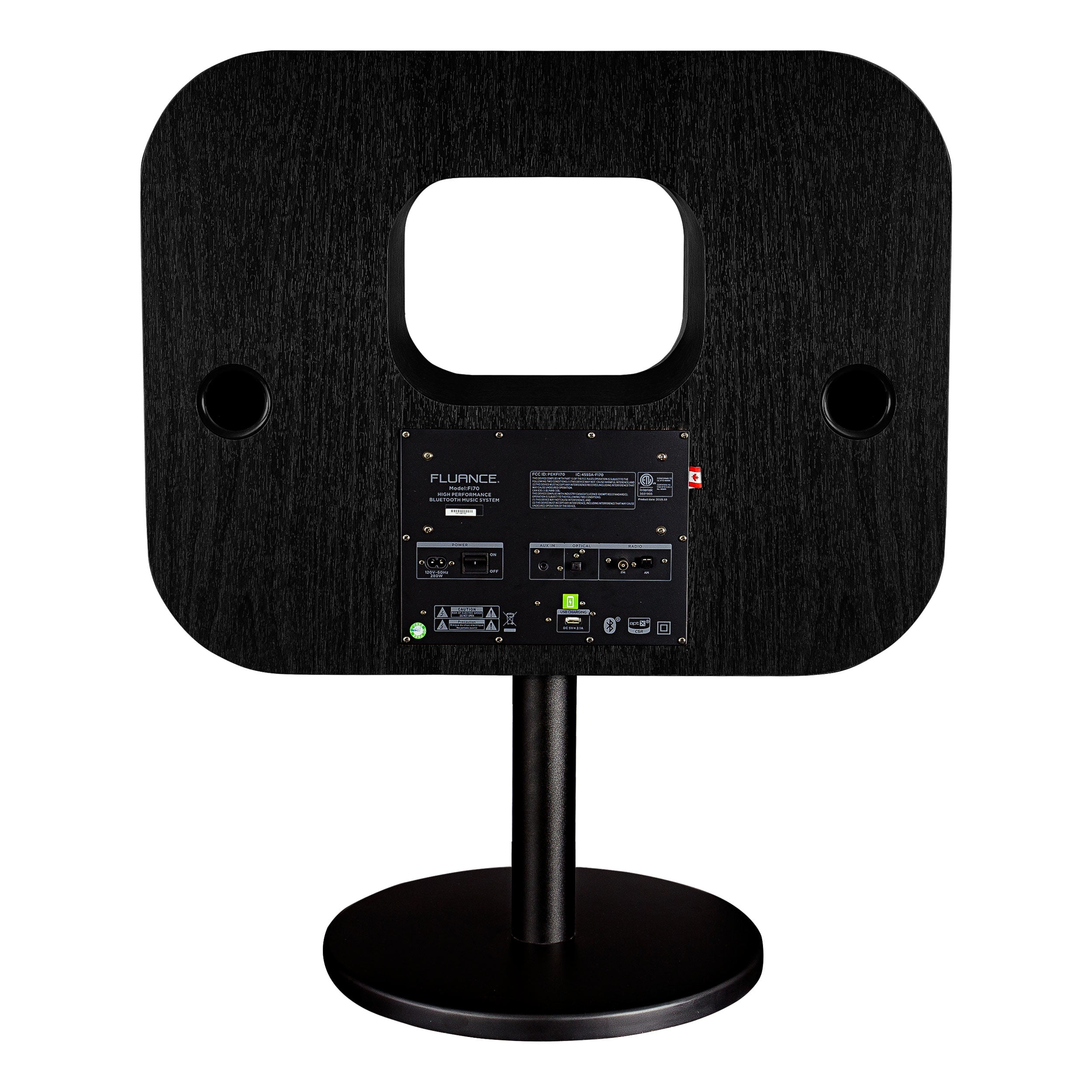 Fluance Fi70 ThreeWay Wireless High Fidelity Music System with