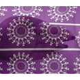 thumbnail image 4 of oneOone Viscose Chiffon Fabric Stripe & Mandala Block Printed Craft Fabric BTY 42 Inch Wide, 4 of 4