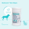 thumbnail image 3 of MalAcetic Wet Wipes for Dogs and Cats  100 Count, 3 of 4