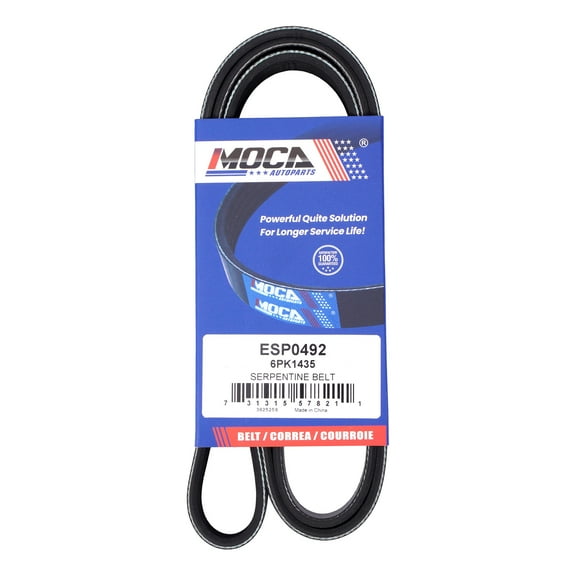 MOCA AUTOPARTS 6PK1435 Serpentine Belt Fit for 2006-2010 BMW M5 M6 5.0L & 2004-2006 Chrysler Sebring 2.7L & 2004-2006 Dodge Stratus 2.7L